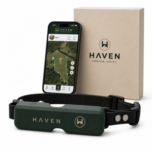 HAVEN Freedom GPS Dog Fence, Tracking and Training Collar